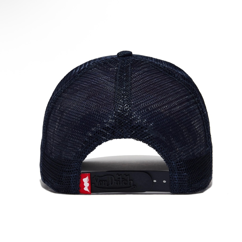 Von Dutch dark denim trucker hat - Picture 4 of 5